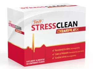 Stressclean Complex, 60 Comprimate Filmate, Sun Wave Pharma